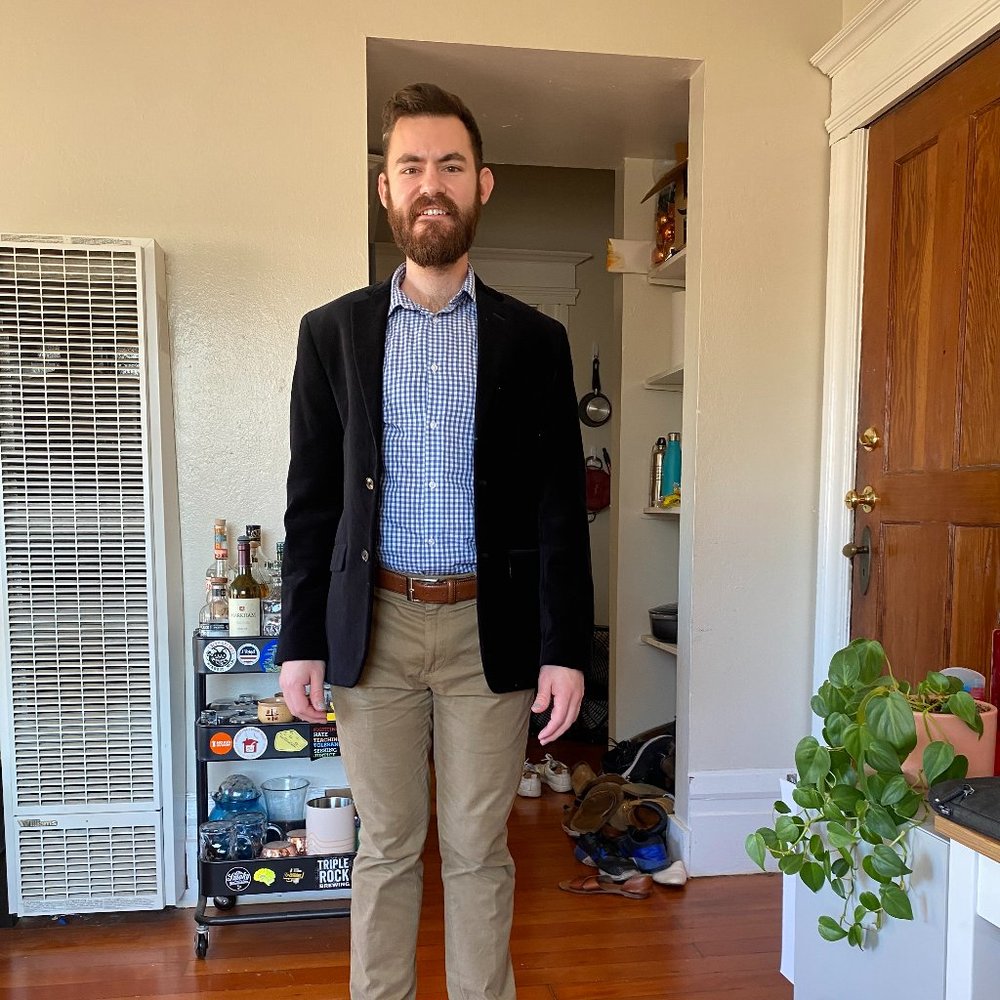 Alfani 36S Slim-Fit Solid Black Velvet Blazer